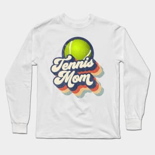 Retro Tennis Mom Mother's Day Long Sleeve T-Shirt